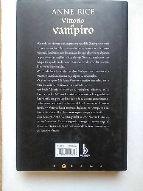 Libro Vittorio El Vampiro
