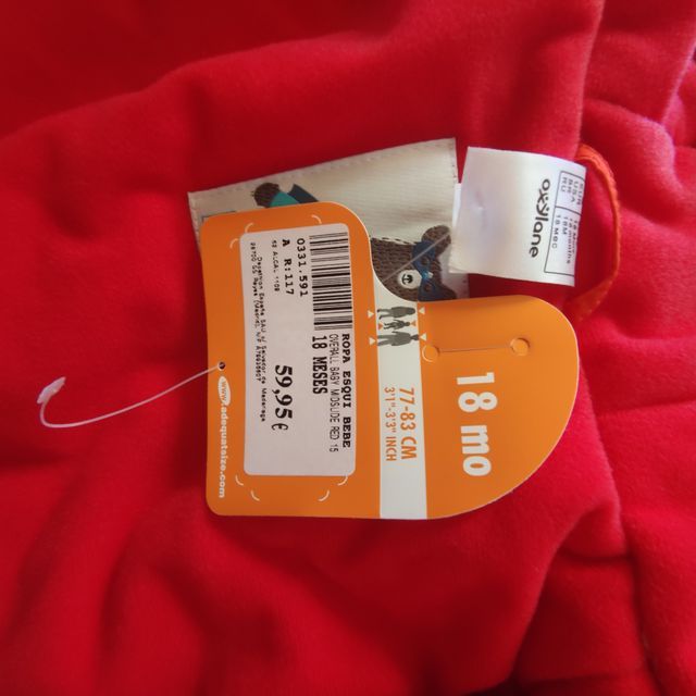 Ropa ski esquí snow niños 18meses