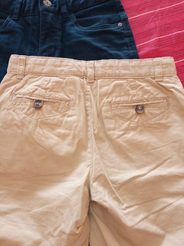 2 bermudas de niño, talla 7-8