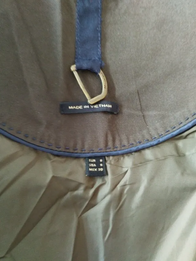 Abrigo ligero hombre Massimo Dutti talla S