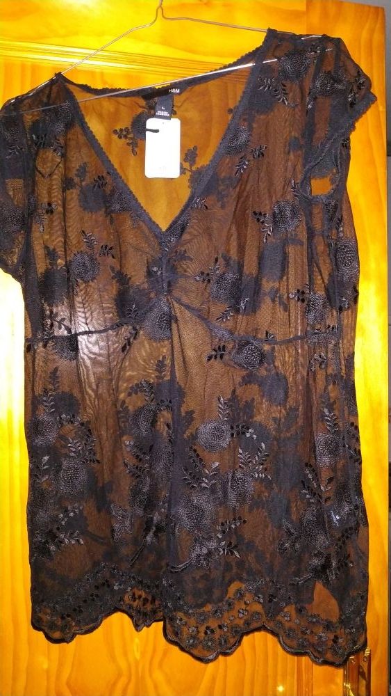 Top transparente nuevo H&M