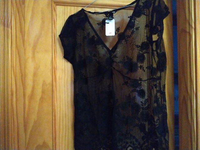 Top transparente nuevo H&M