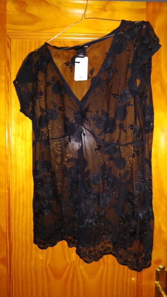 Top transparente nuevo H&M