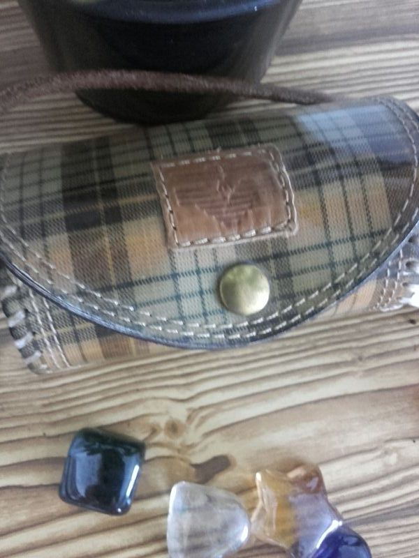 Bolsito mini de piel 