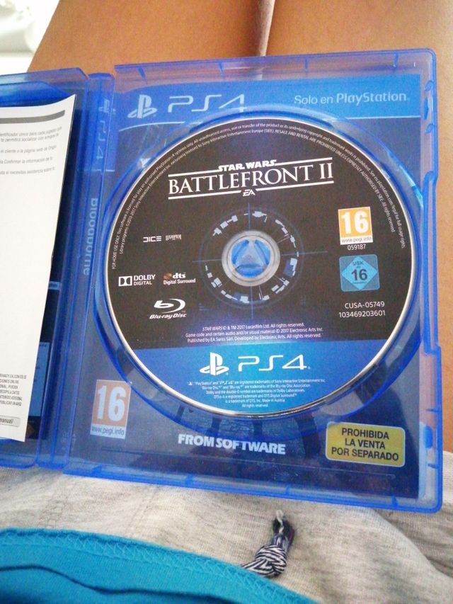 juego para la ps4 stars wars BATTEFRONT II