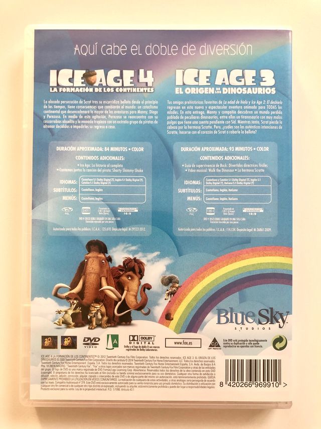 DVD Ice Age 3 & 4