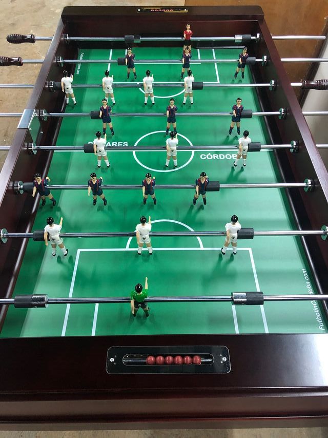  Futbolín Córdoba NUEVO - Caoba con pista verde