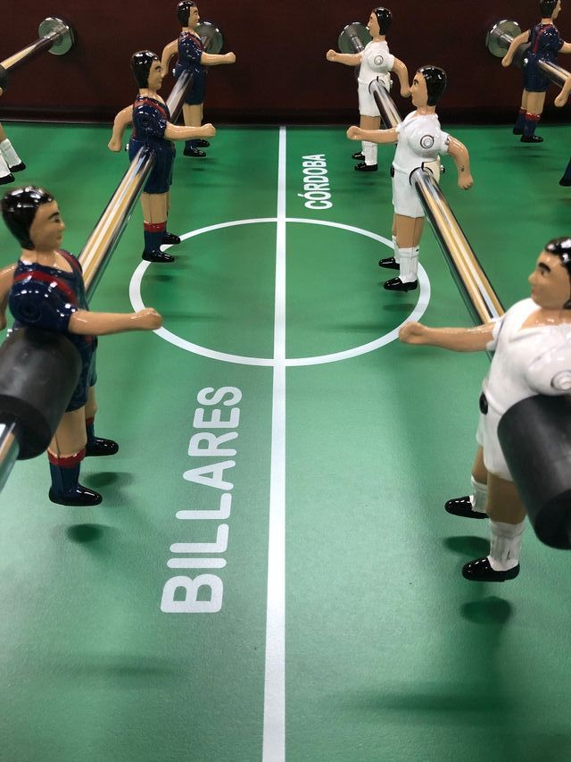  Futbolín Córdoba NUEVO - Caoba con pista verde