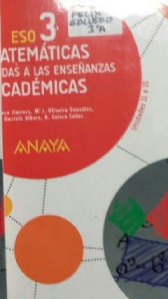 MATEMÁTICAS 3 ESO