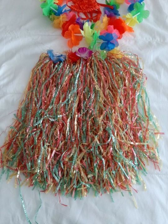 Disfraz niña hawaiana 4-5 años