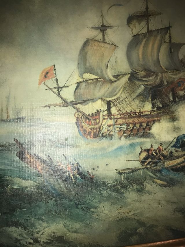 CUADRO A TABLILLA DEL AÑO 1800