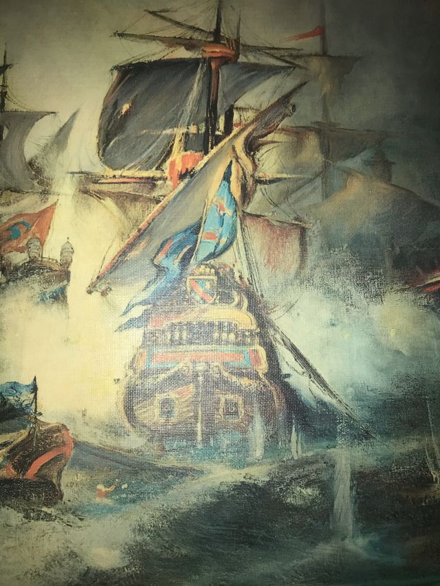 CUADRO A TABLILLA DEL AÑO 1800