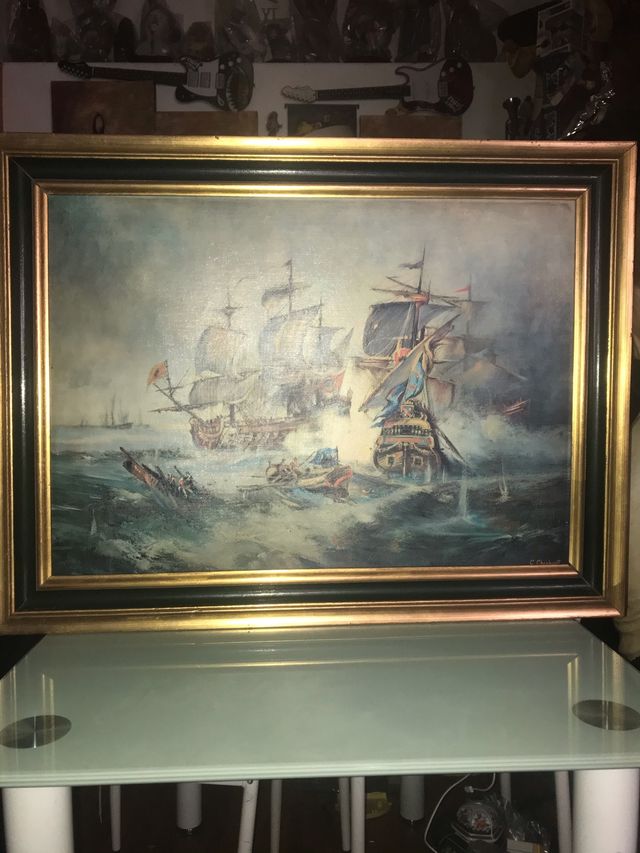 CUADRO A TABLILLA DEL AÑO 1800