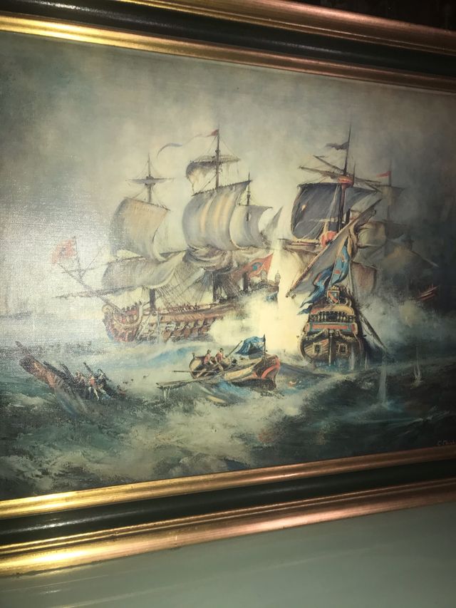 CUADRO A TABLILLA DEL AÑO 1800