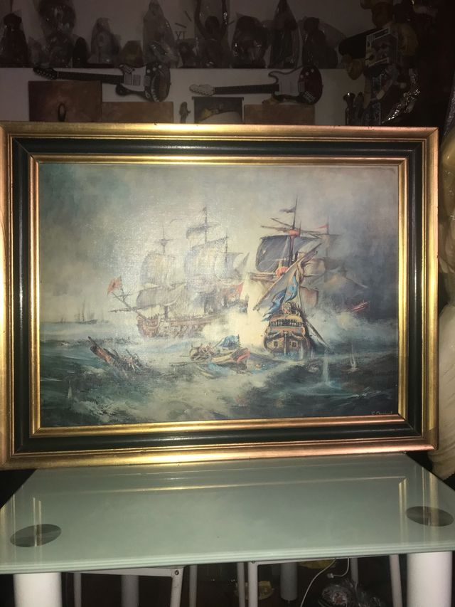 CUADRO A TABLILLA DEL AÑO 1800