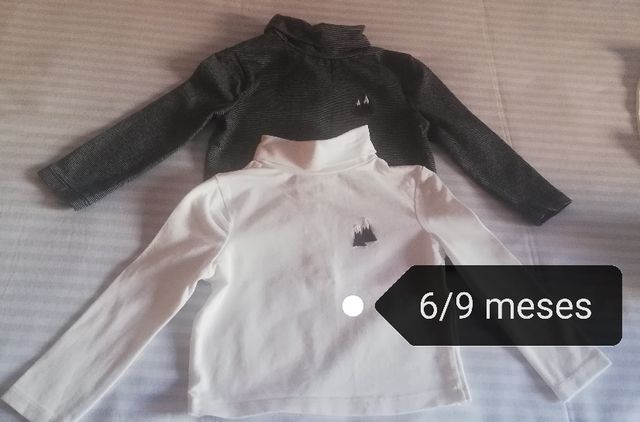 2 Jerseys 6/9 meses.