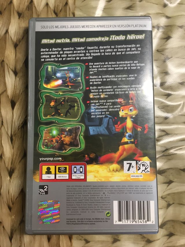 Gioco PSP Daxter con manuale