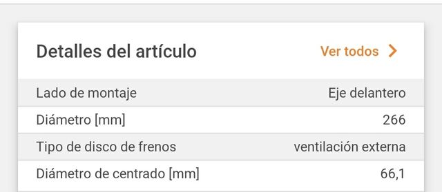 2 discos de freno nuevos 26mm