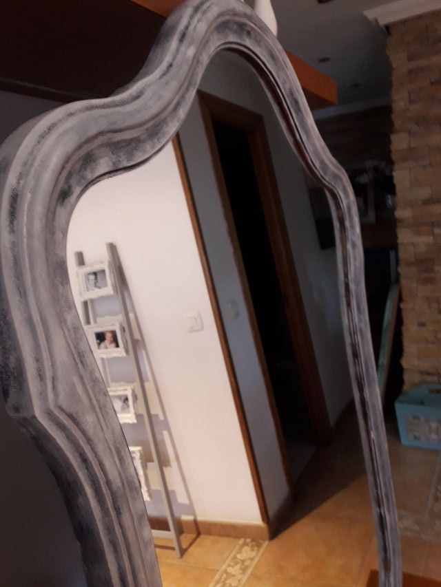 Espejo de madera maciza de segunda mano por 50 € en Santander en WALLAPOP