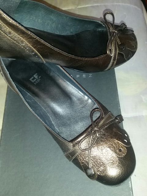 ZAPATOS PIEL   COBRE N°/37  *LODI*