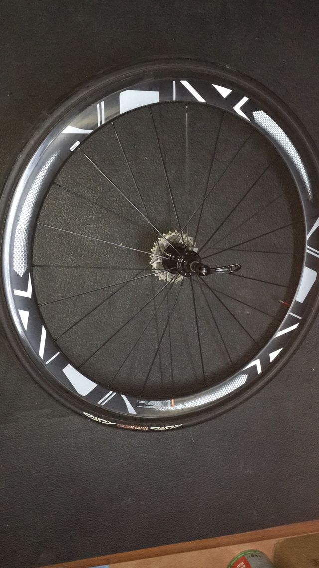 Ruedas carbono perfil 50 tubular carretera de segunda mano por 400 EUR