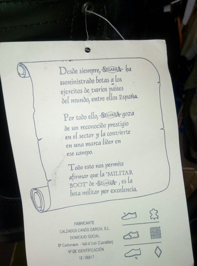 Botas militar.