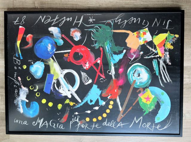 Cuadro lámina enmarcada Jean Tinguely