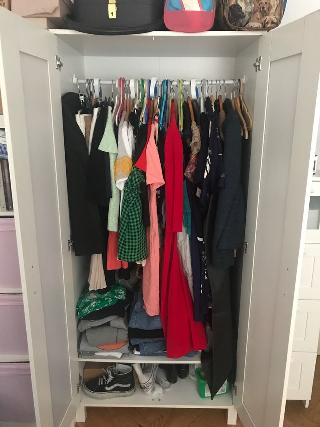 Armario blanco Ikea de segunda mano por 69 € en Madrid en WALLAPOP