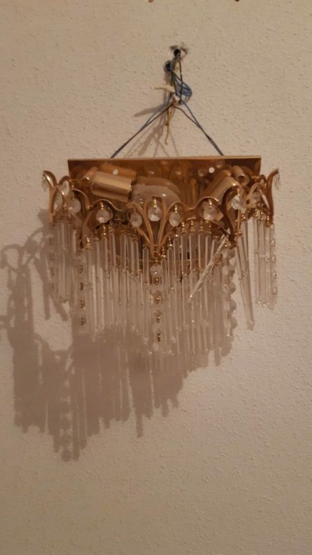 Apliques de pared con cristales