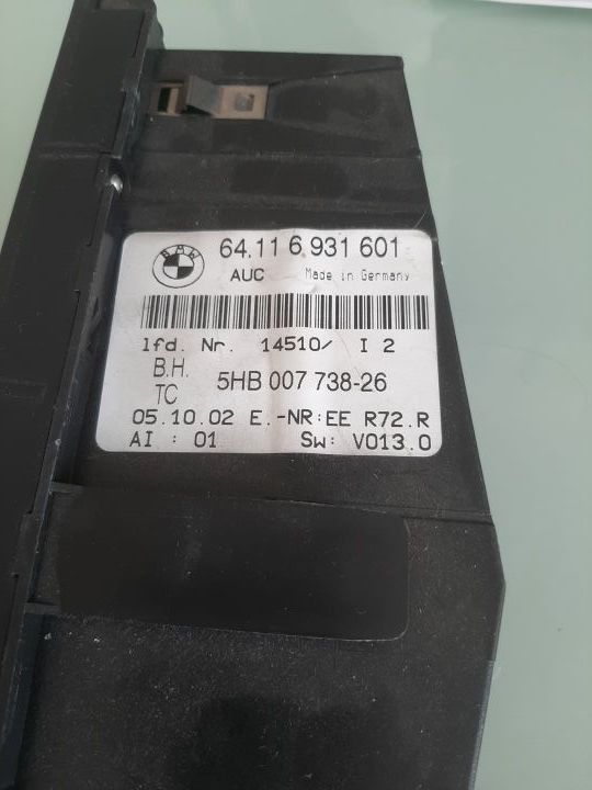 mando de calefacción y aire acondicionado bmw e46