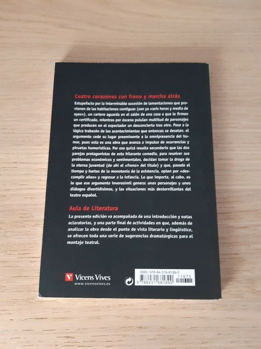 cuatro corazones con freno y marcha atras