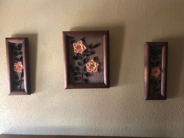 Cuadros de madera .