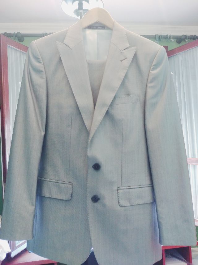 Traje completo Zara Man gris