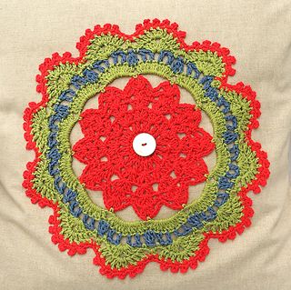 Funda para cojín. Cojines y almohadas. Crochet. de segunda tela y crochet Buscar con Google (con imágenes) | Cojines