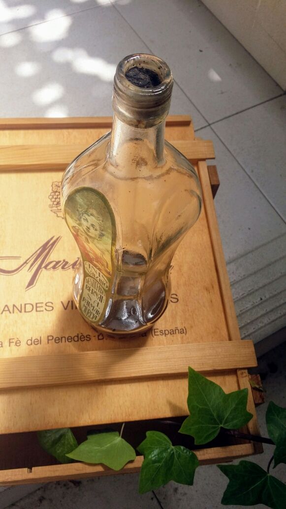 Antigua botella ANÍS Salzillo.