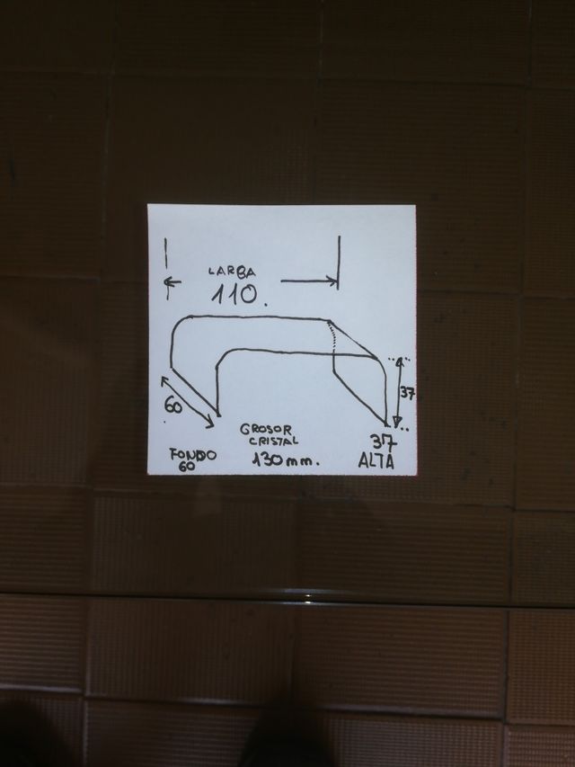 mesa de cristal de diseño italiano