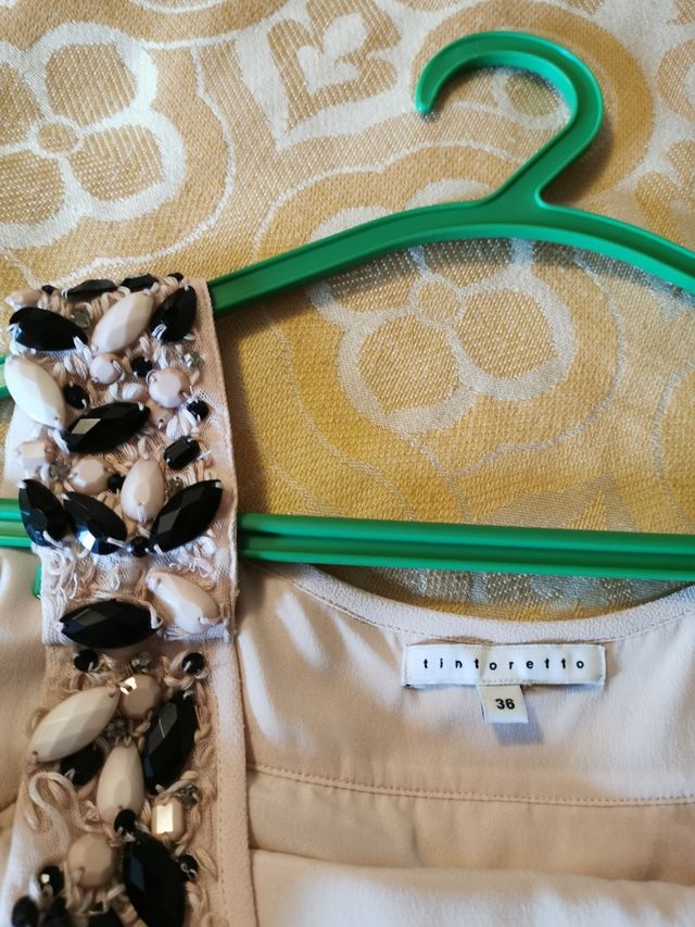 Vestido fiesta plisado