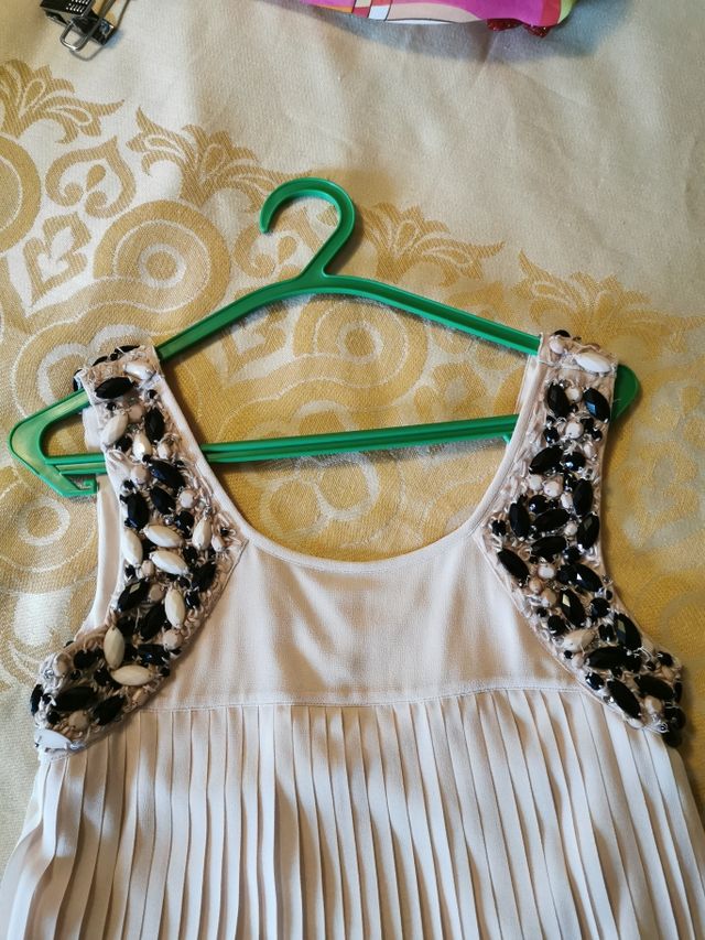 Vestido fiesta plisado