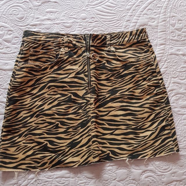 Falda estampado animal print