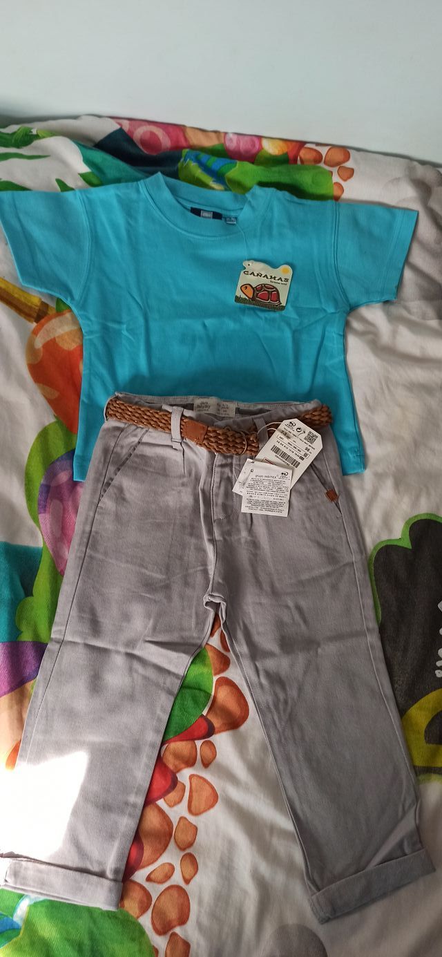 PANTALÓN Y CAMISETA NIÑOS