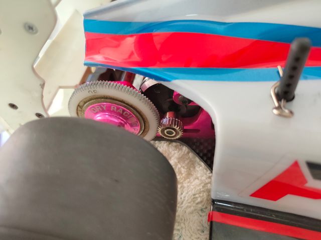 F1 escala 1/10 modificado o cambio