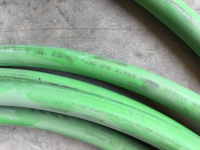 Cable 120,95, 50 ,35 ,25,16 (retales)