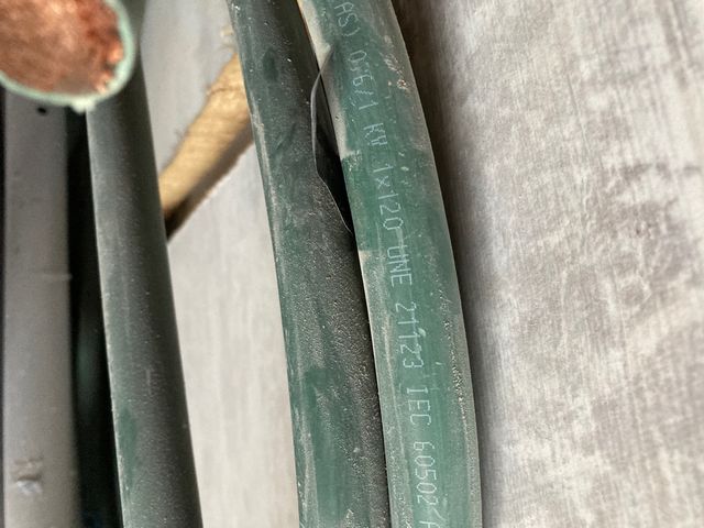 Cable 120,95, 50 ,35 ,25,16 (retales)