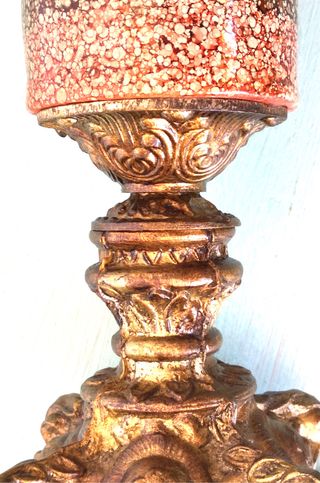 Antigua lámpara de mesa