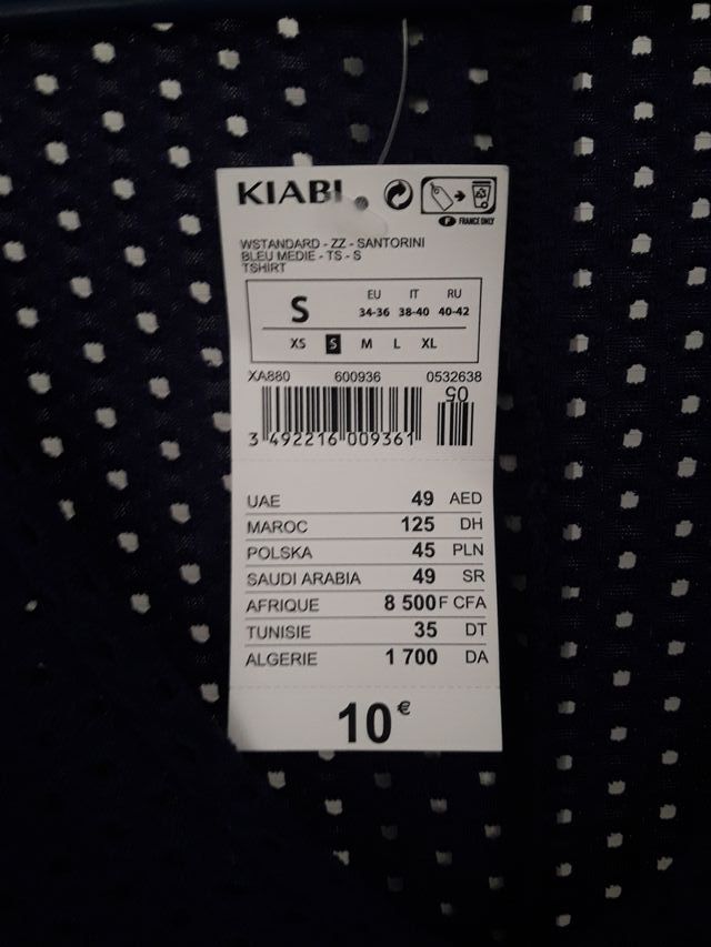 Camiseta de mujer azul marino SIN ESTRENAR