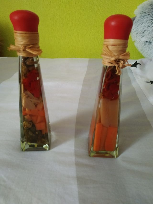 Botellitas de decoración