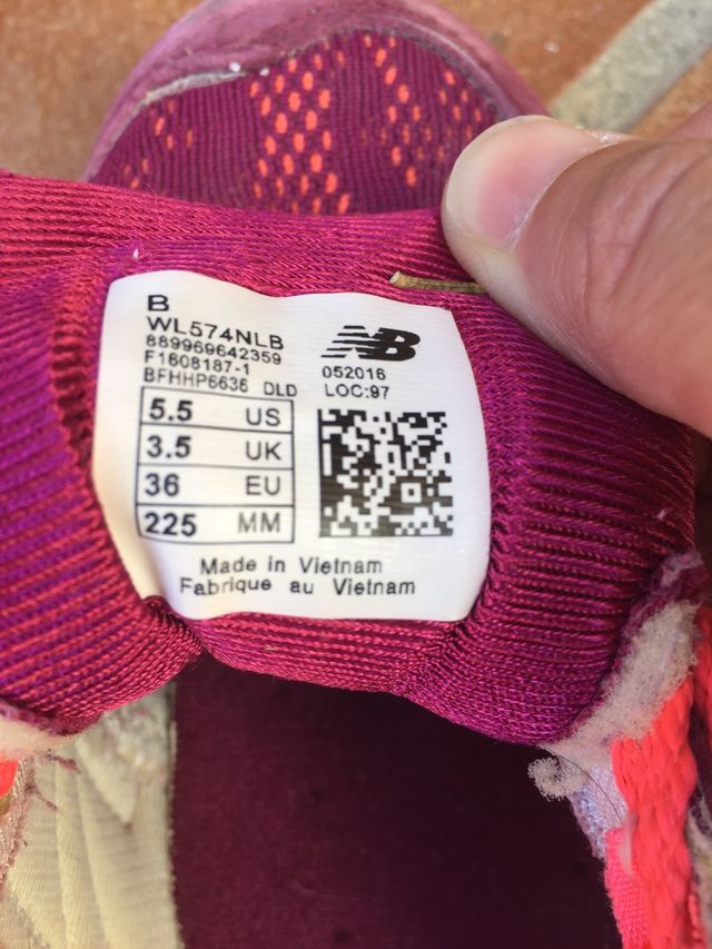 Zapatillas deporte niña New Balance t. 36 ORIGINAL