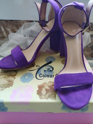 رطب مكتئبون واحه sandalias moradas tacon ancho - predatorslc.com