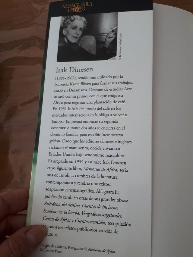 Libro Memorias de África 