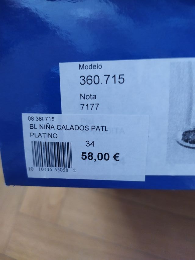 zapatos vestir niña talla 34 nuevos